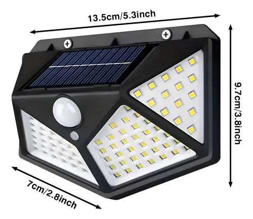 LAMPARA SOLAR 100 LEDS
